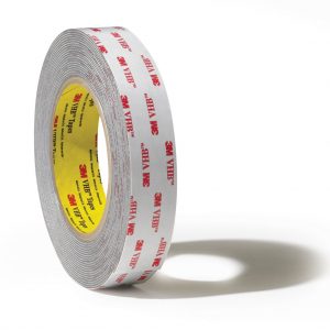 3M VHB Tape 4930, 3M VHB Tape 4932, 3M VHB Tape 4936, 3M VHB Tape 4941, 3M VHB Tape 4943, 3M VHB Tape 4945, 3M VHB Tape 4946, 3M VHB Tape 4947, 3M VHB Tape 4949, 3M VHB Tape 4950,  3M VHB Tape 4951, 3M VHB Tape 4952, 3M VHB Tape 4955, 3M VHB Tape 4956, 3M VHB Tape 4957, 3M VHB Tape 4959, 3M VHB Tape 4979, 3M VHB Tape 4991, 3M VHB Tape 5915, 3M VHB Tape 5925, 3M VHB Tape 5930, 3M VHB Tape 5952, 3M VHB Tape 5958, 3M VHB Tape 5962, 3M VHB Tape RP25, 3M VHB Tape RP45, 3M VHB Tape 4011,3M VHB Tape B23F