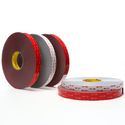 3M VHB Tape 4930, 3M VHB Tape 4932, 3M VHB Tape 4936, 3M VHB Tape 4941, 3M VHB Tape 4943, 3M VHB Tape 4945, 3M VHB Tape 4946, 3M VHB Tape 4947, 3M VHB Tape 4949, 3M VHB Tape 4950,  3M VHB Tape 4951, 3M VHB Tape 4952, 3M VHB Tape 4955, 3M VHB Tape 4956, 3M VHB Tape 4957, 3M VHB Tape 4959, 3M VHB Tape 4979, 3M VHB Tape 4991, 3M VHB Tape 5915, 3M VHB Tape 5925, 3M VHB Tape 5930, 3M VHB Tape 5952, 3M VHB Tape 5958, 3M VHB Tape 5962, 3M VHB Tape RP25, 3M VHB Tape RP45, 3M VHB Tape 4011,3M VHB Tape B23F